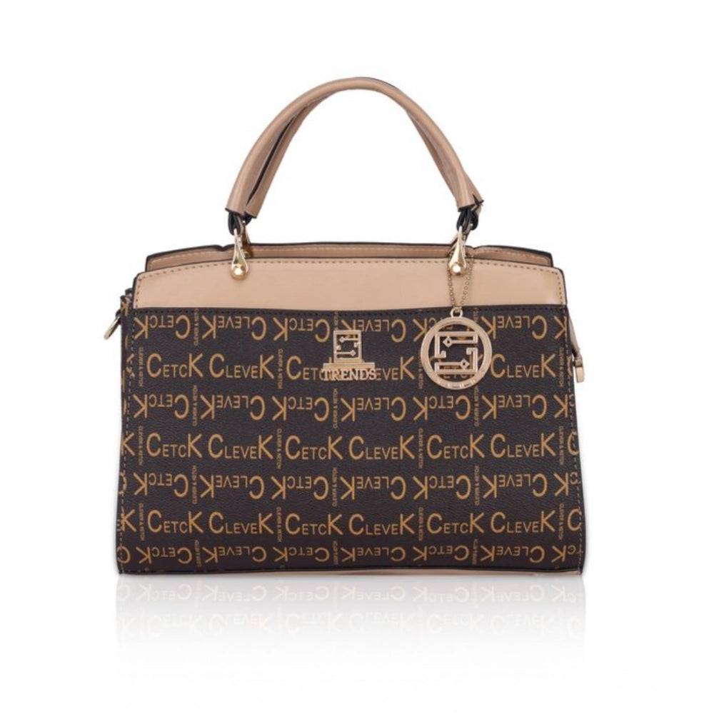 Women Faux Leather Printed Handbag (Hilver)