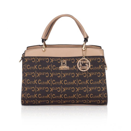 Women Faux Leather Printed Handbag (Hilver)