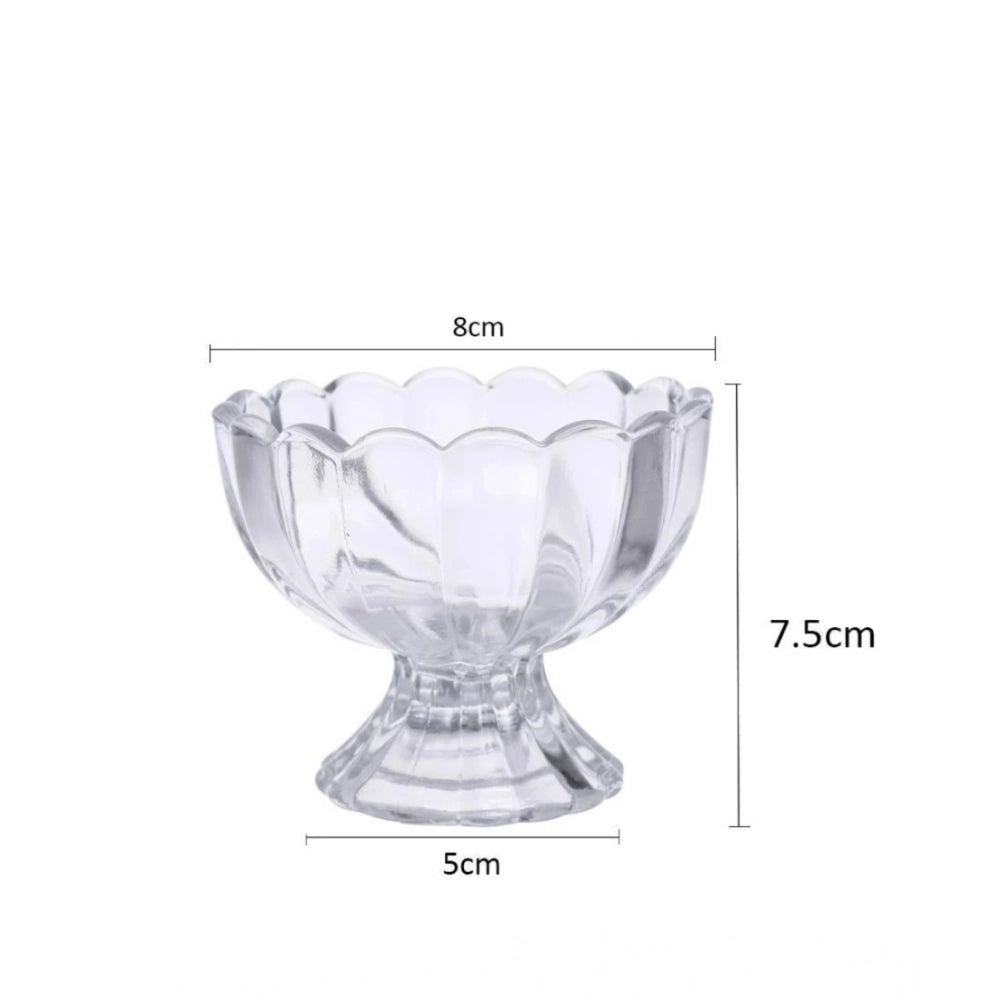 Unbreakable Plastic Dessert And Ice Cream Bowls – Set of 6 for Serving Salad, Fruits And More (Color: Assorted )