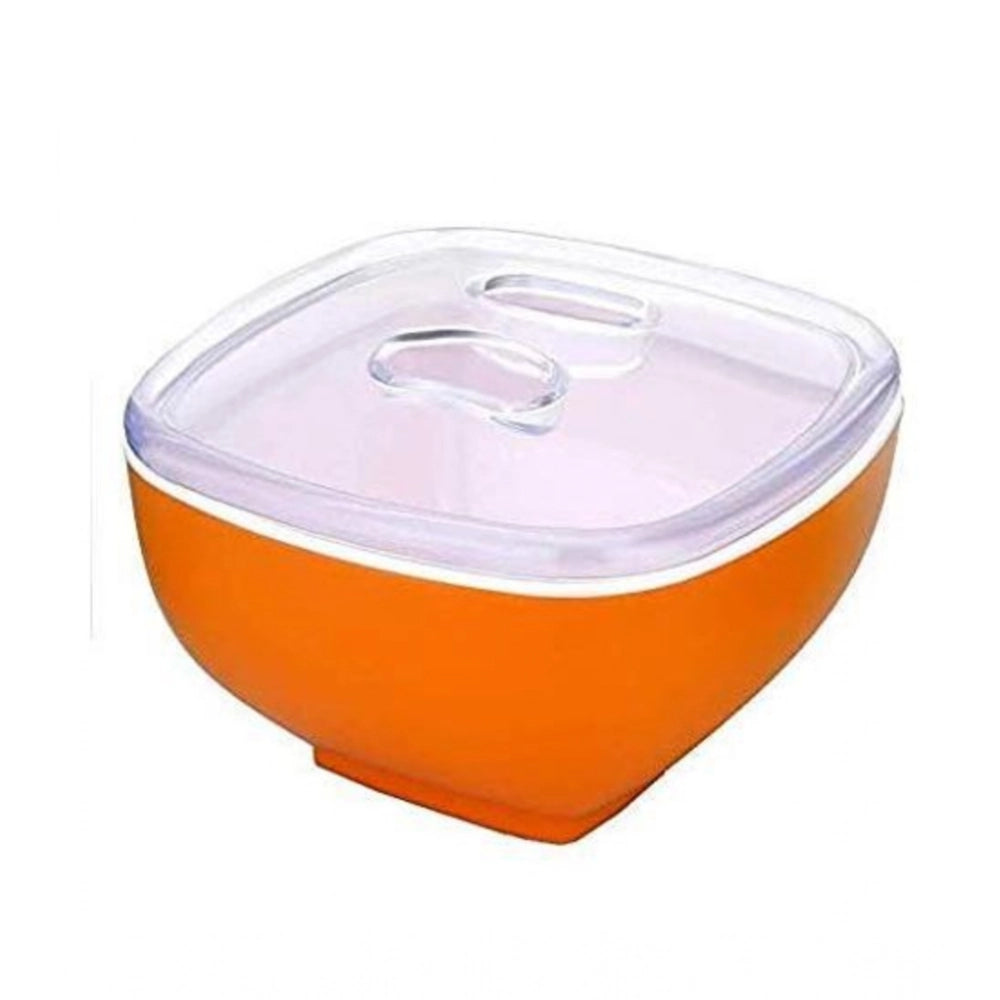 Multipurpose Serving Tray with Dry Fruit Air Tight Bowls with Lids (Color: Assorted )